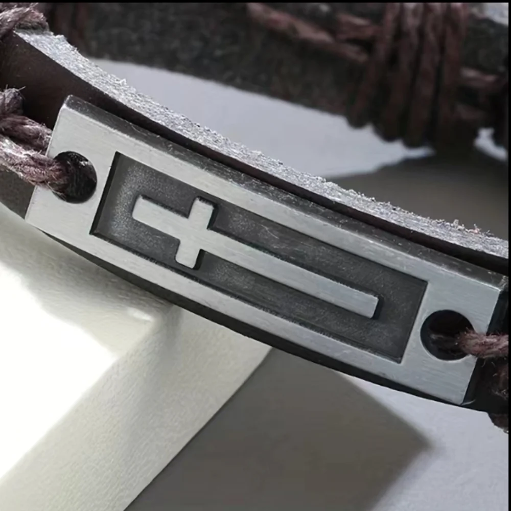 Black Cross Bracelet